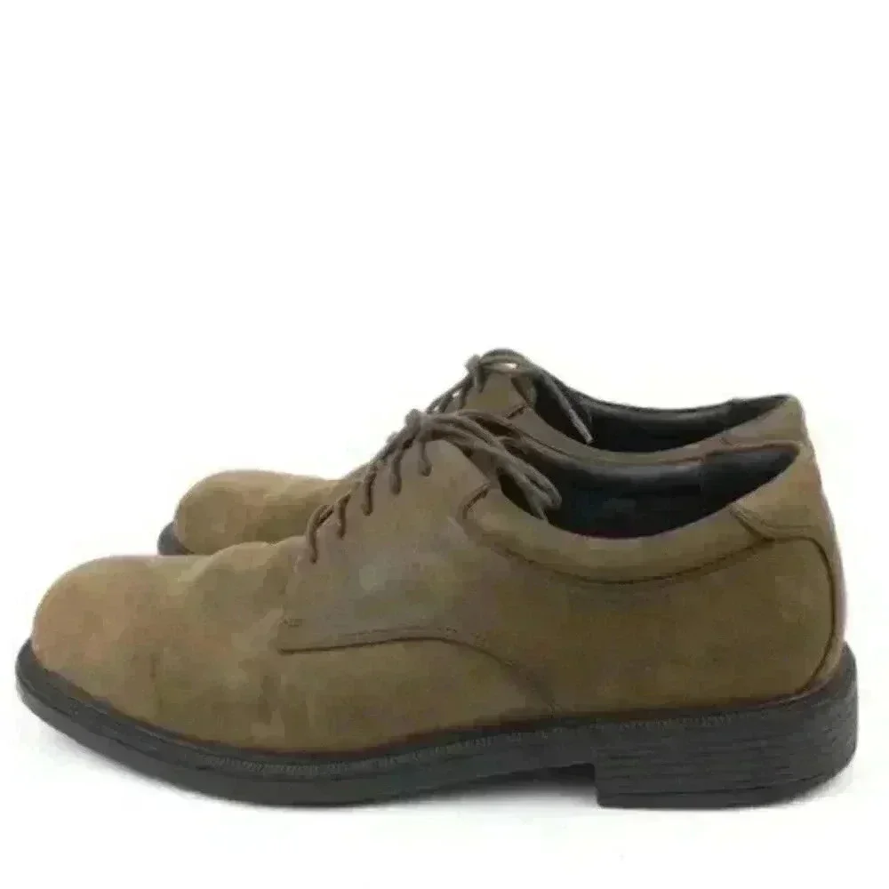 Rockport Mens Oxford Sz 11 brown leather lace up